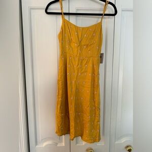 Open back, sundress with flowers